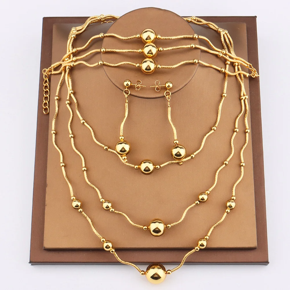 Wholesale Dubai Gold Color Jewelry 