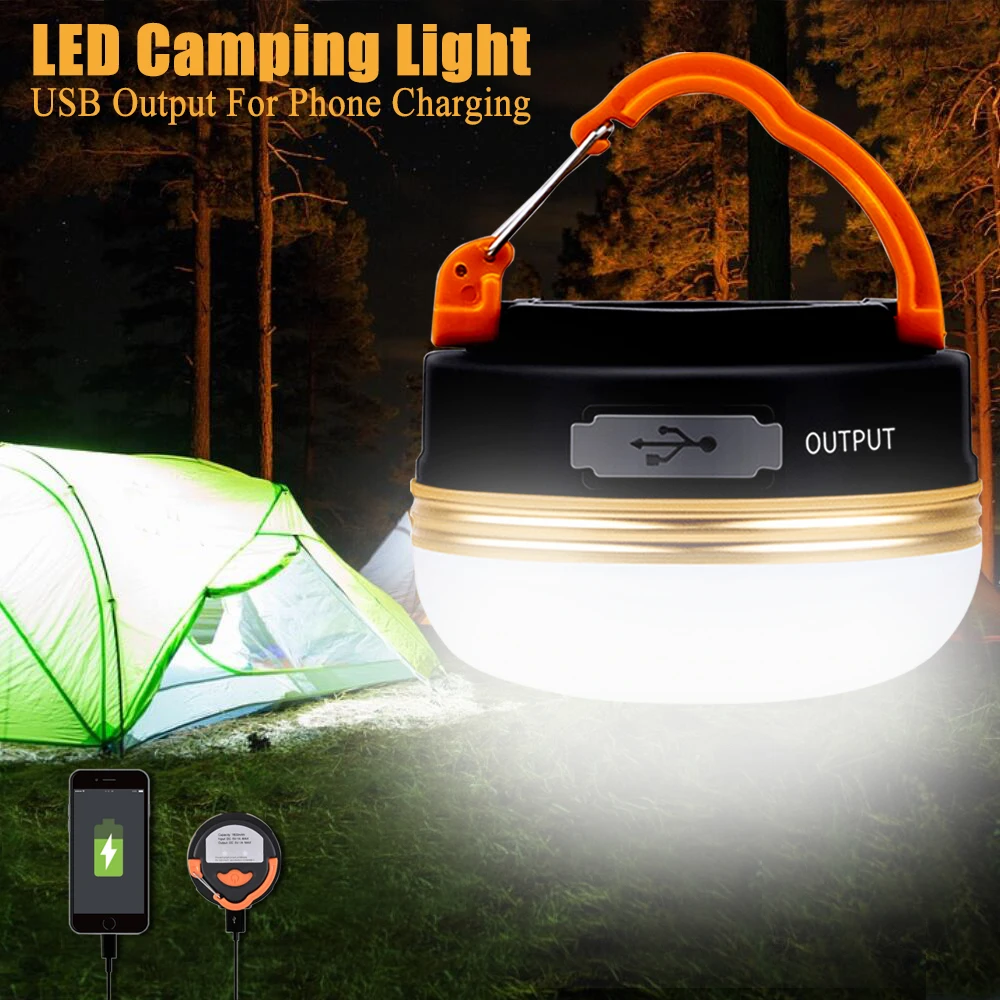 rechargeable lamp for camping