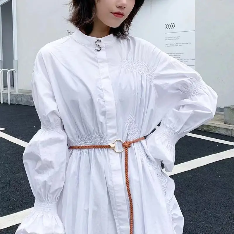 Women Belt 2021 Brand Design Belts Women Dress Decoration Thin Waistband Fashion Ring Knotted Waist Chain Elegant Girl Correas