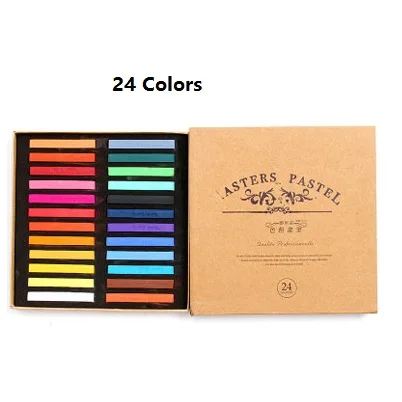 48/36/24 color chalk paint color powder professional painting hand-painted  beginner pastel stick brush art supplies tools