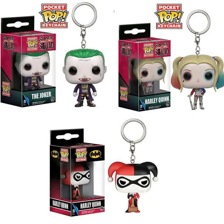 pocket pop keychain harley quinn