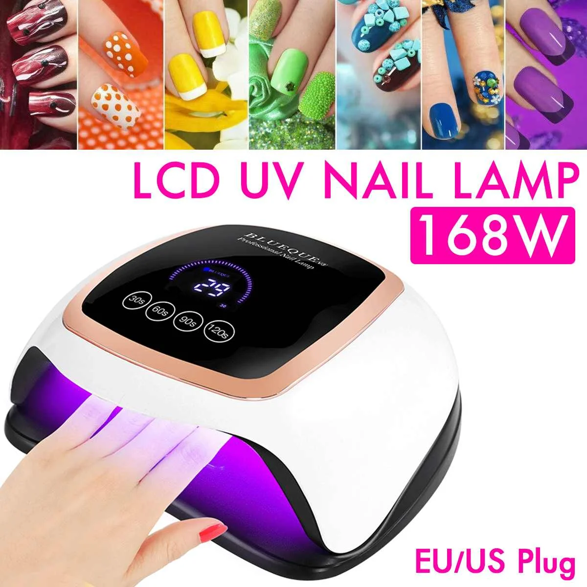 168w nail lamp