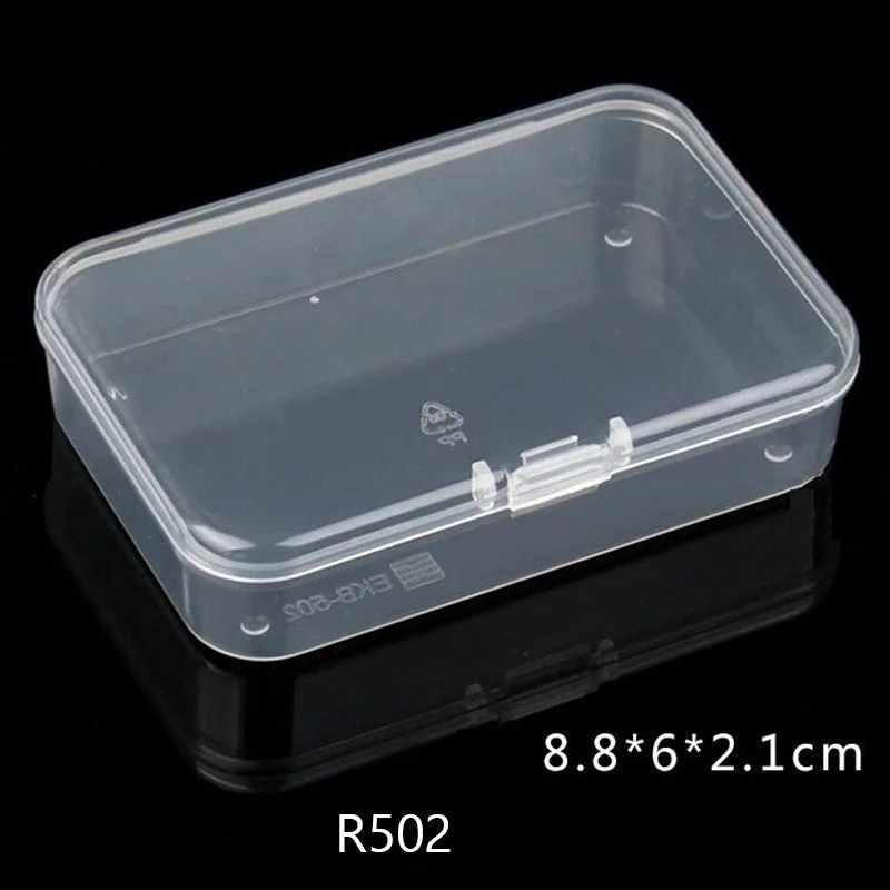 Mini Plastic Box Rectangular Box Translucent Box Packing Box Storage Box  Dustproof Durable Strong Jewelry Storage Case Container