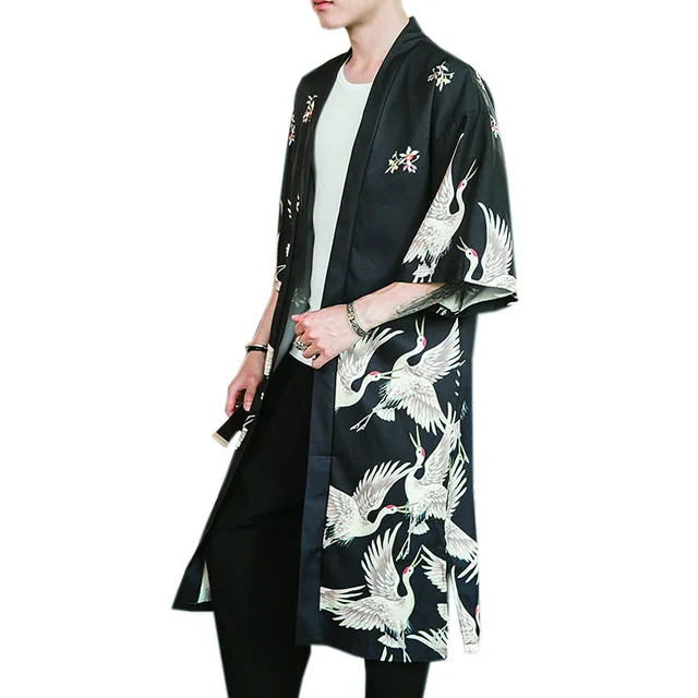 Yukata haori men Japanese kimono 