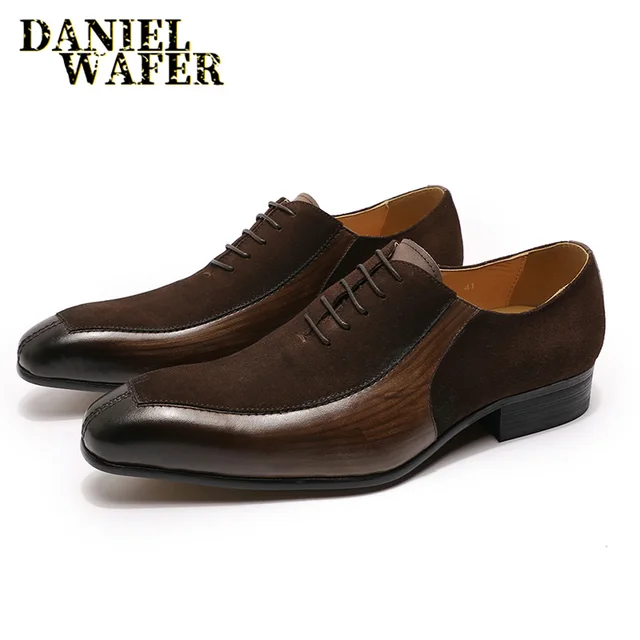 Luxury Design Mens Oxford Lace 