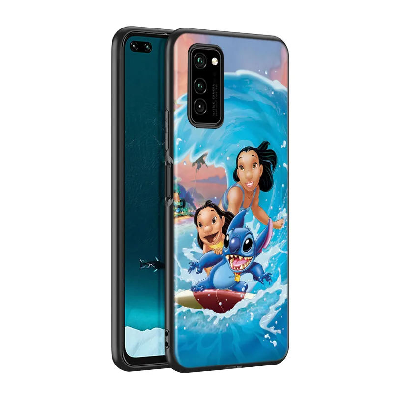 Stitch Angel Lilo For Honor 90 Lite Phone Case Anime Cartoon Silicone Soft  Love Cute Couple Fundas For Honor90 Lite 90Lite Coque