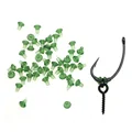 50pcs Hook Stops Beads Carp Fishing Accessories Stopper Green Black Carp Fishing Hair Chod Ronnie Rig Pop UP Boilie Stop preview-1