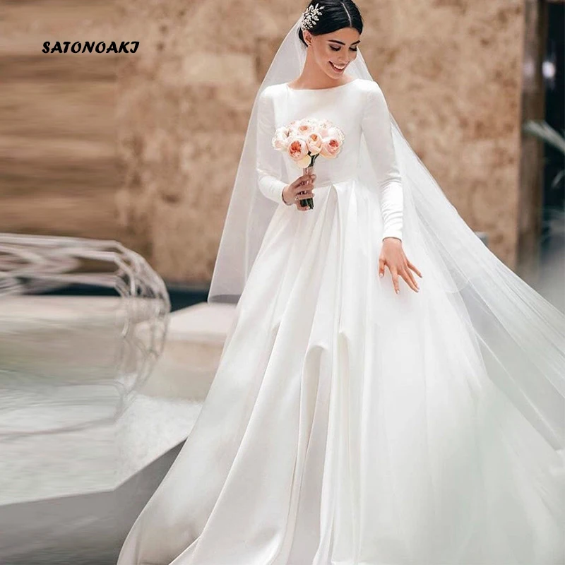 Vestidos De Novia Simple Vintage White 