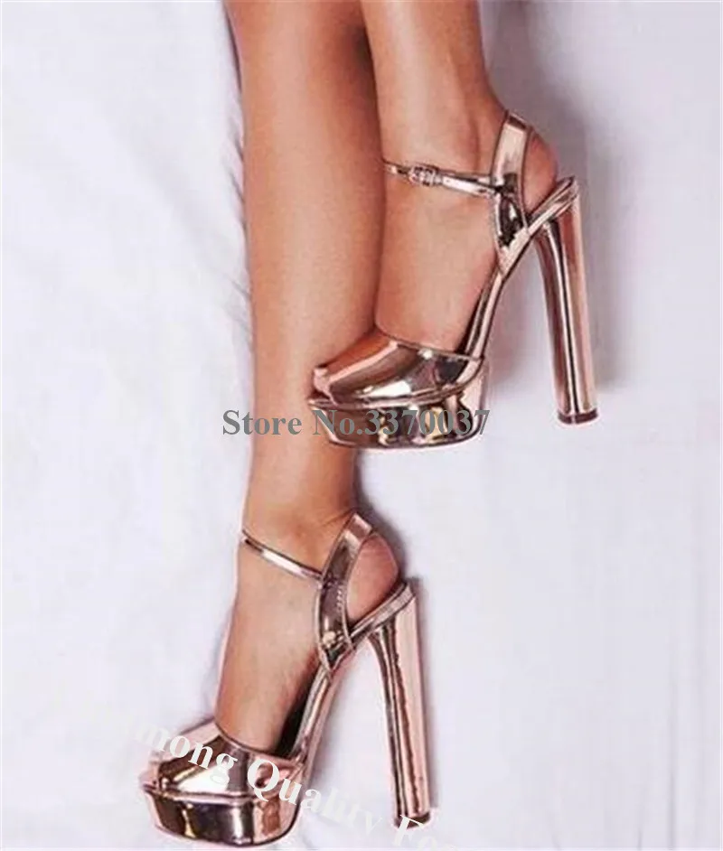 Linamong Shining Peep Toe 