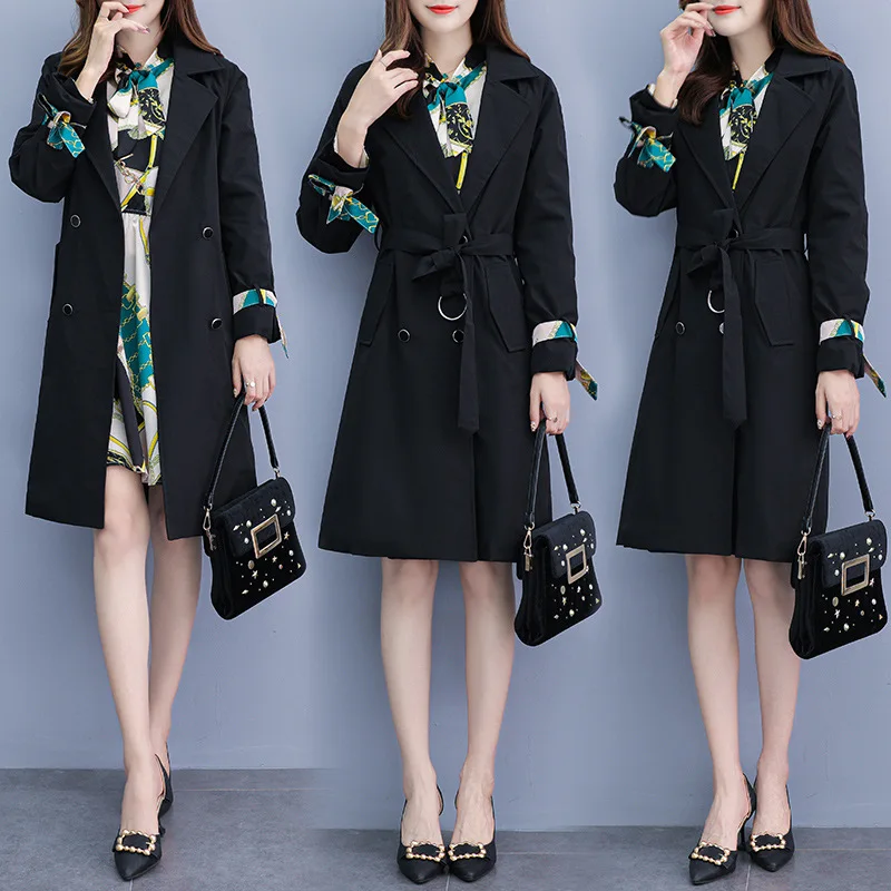 knee length trench coat womens