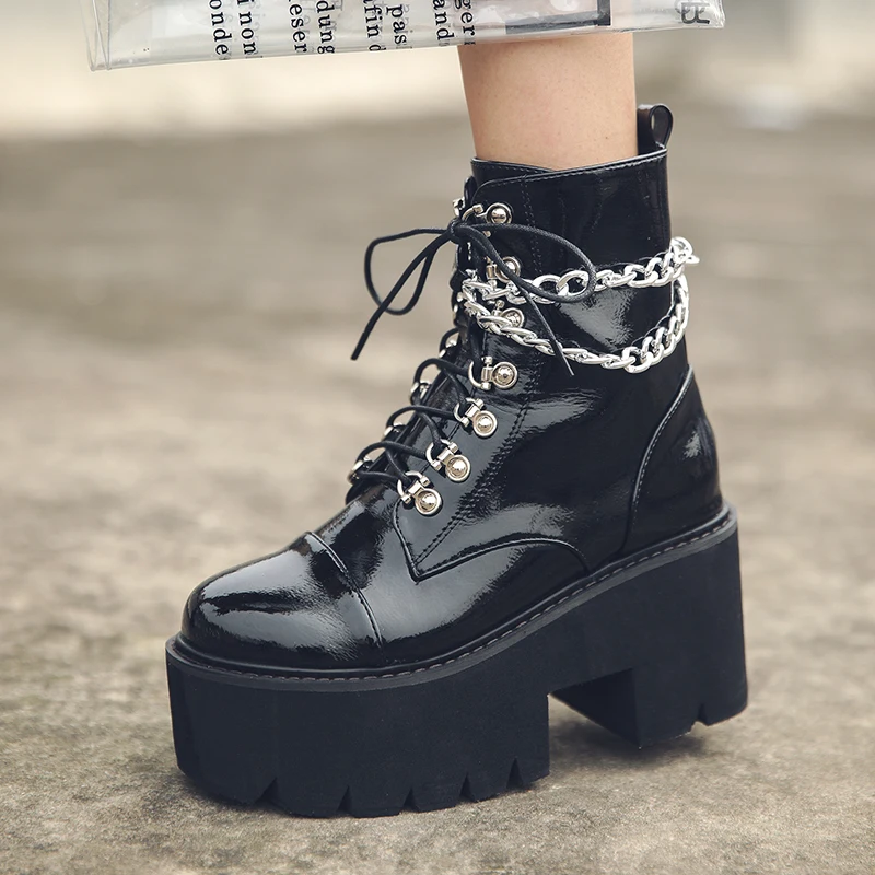 emo boots womens