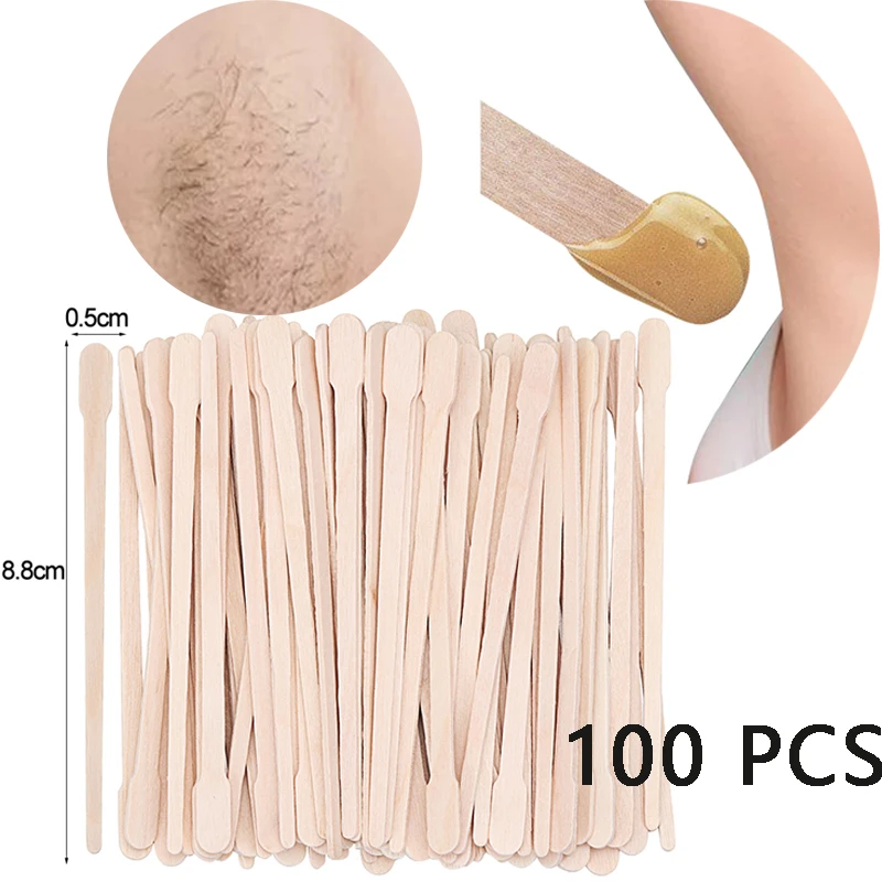 Купить Бритье и удаление волос 92pcs Waxing Wax Wooden Disposable