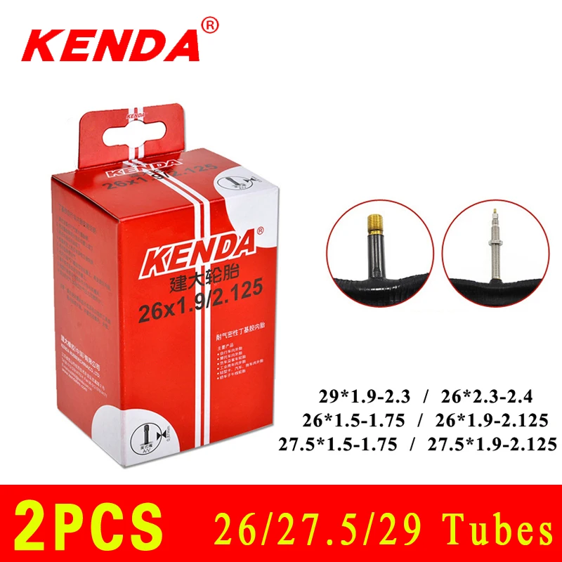 2PCS KENDA bicycle inner tube 