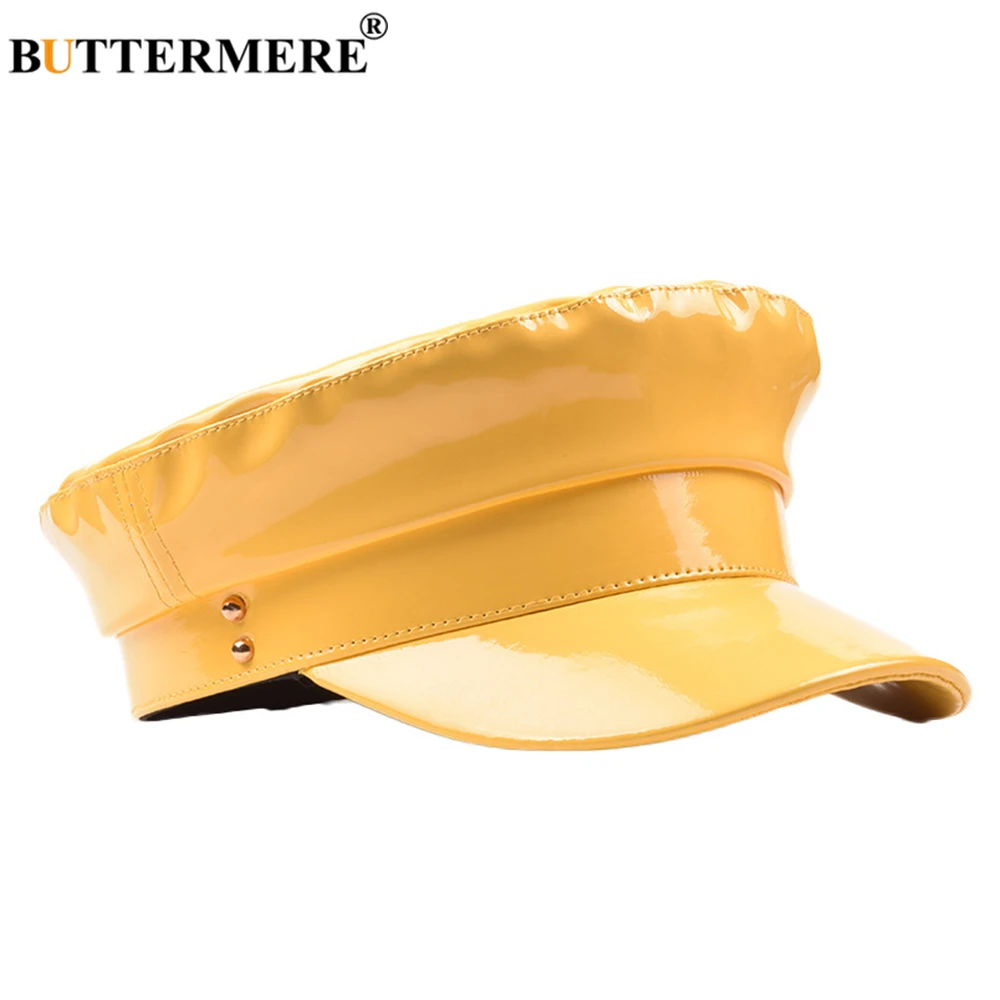 yellow military beret