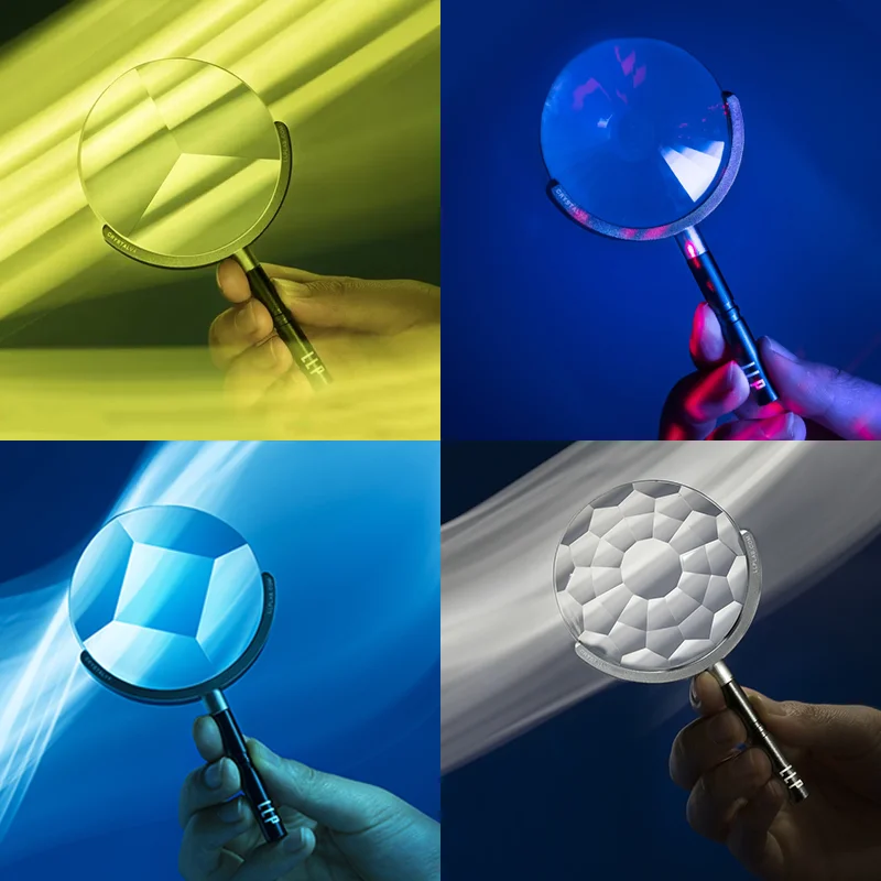 Camera Phone Filter Accessories Repeat Colorful Glass Prism 55 58 62 77 82mm Kaleidoscope Changeable of Subjects Photography FX