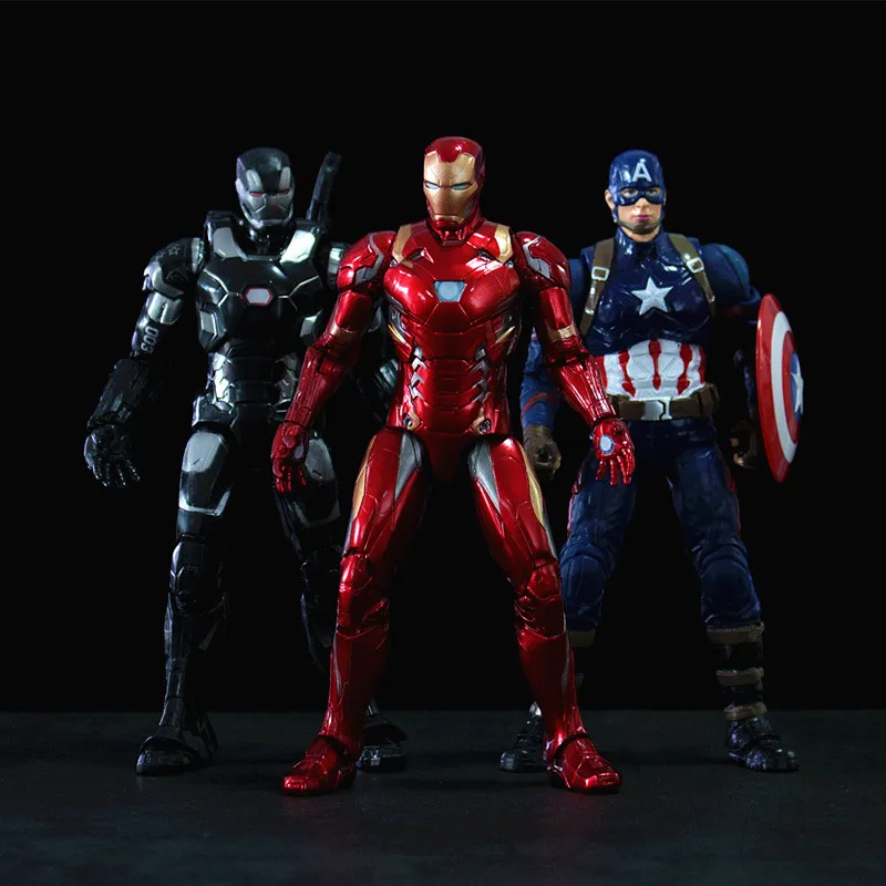 iron man and captain america action figure