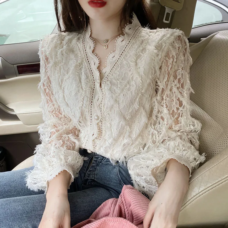 Blusas Women Tops White Shirts 