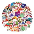 Cartoon Mushroom Stickers Children's Cute Plant Scrapbooking Sticker for Kids School Office Stationery Kawaii Stickers Aesthetic preview-6