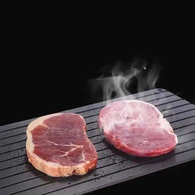Купить Кухня, столовая и бар  Aluminium Fast Defrosting Tray Frozen Meat  Thawing quick thawing plate household Fresh Defrost Plate Food Gadgets  Kitchen Tools