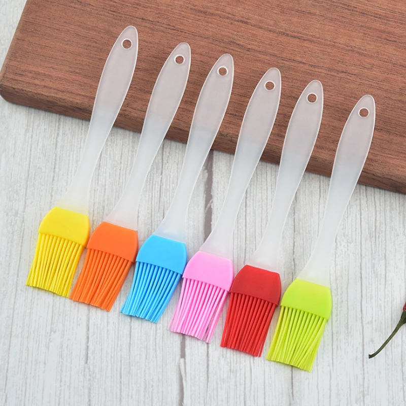1pcs Silicone Oil Brush Baking Bakeware Bread Cook Brushes Pastry Oil Non-stick Outdoor BBQ Basting Brushes Tool Kitchen Gadgets-animated-img