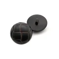 New 10pcs Round Imitation leather Buckle Plastic buttons for clothing Decorative sewing accessories preview-2