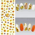 Elegant Florals Flowers Nails Art Manicure Water Decal Decorations Design Water Transfer Nail Sticker For Nails Tips Beauty preview-3