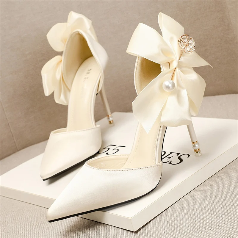 2022 Women Luxury Wedding Bridal Pumps 