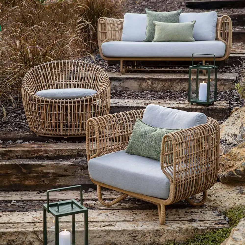 natural wicker chair