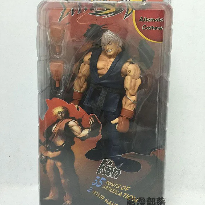 17cm Kawaii Street Fighter Anime Action Figure PVC Hoshi Ryu Ken