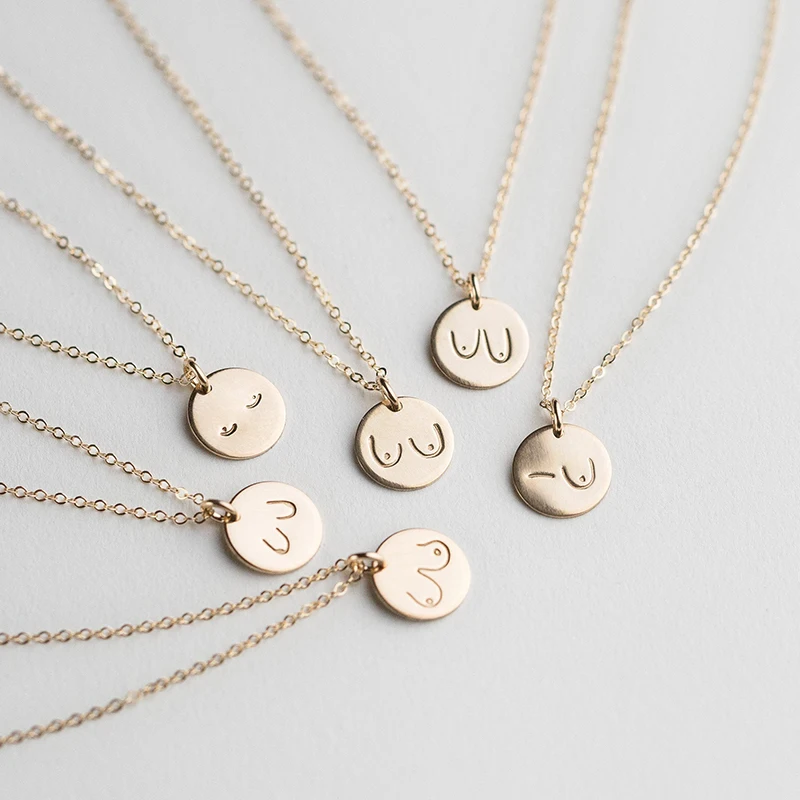 Feminist gold necklace Clearance