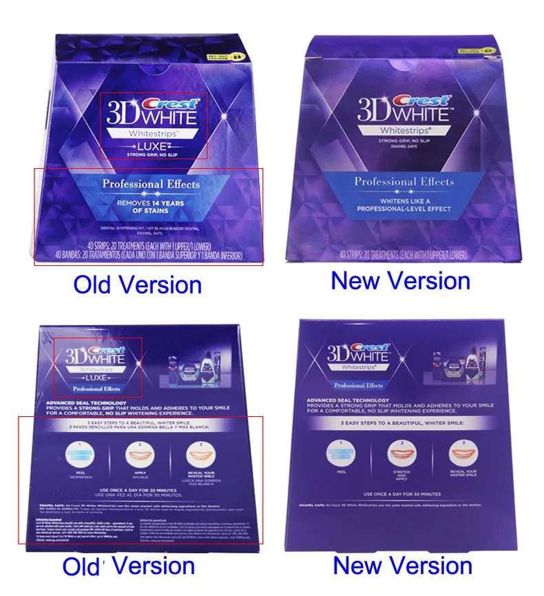 luxe crest whitening strips