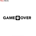 Three Ratels FD225 Game Over Funny Car Sticker Auto  Removable Decal preview-2