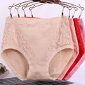 Women High Waist Cotton Underwear Comfortable Plus Size Briefs XL-6XL Multi-Size Selection Underwear preview-3