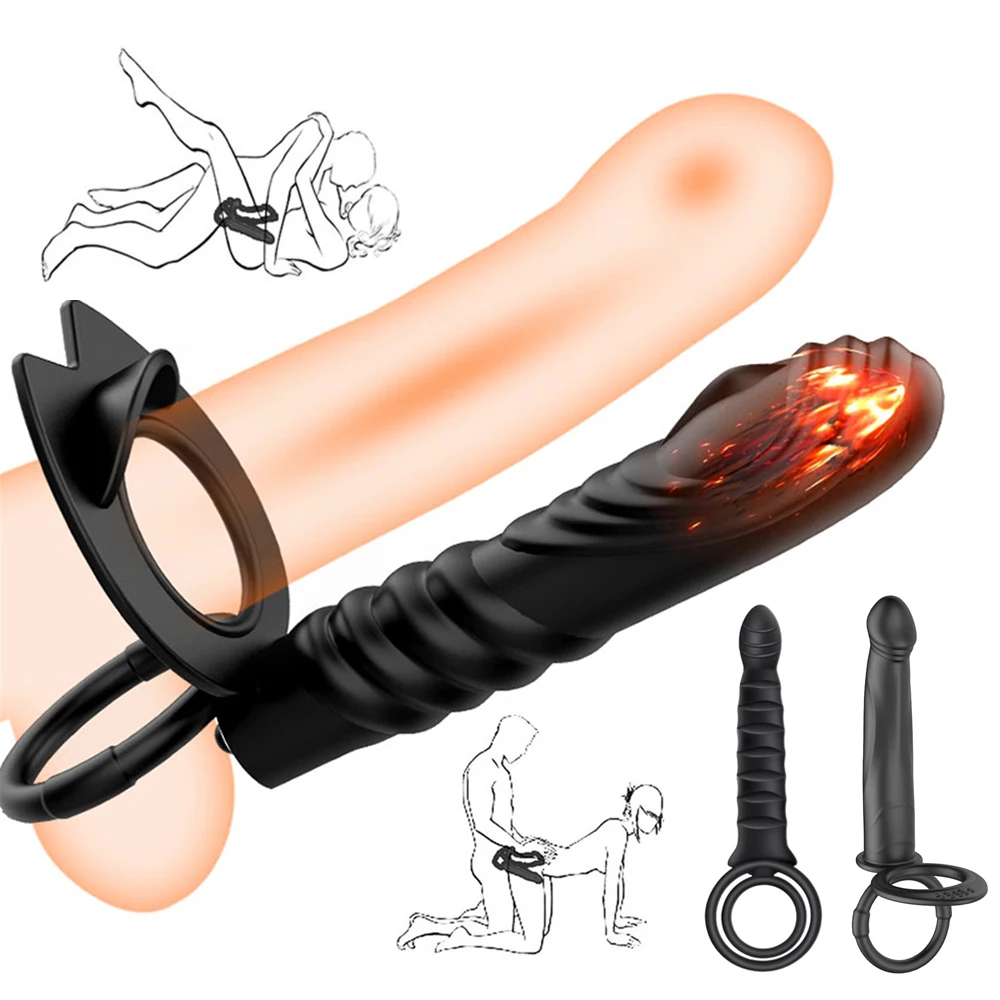 Купить Секс товары | Double Penetration Anal Plug Dildo Butt Plug Vibrator  For Men Strap On Penis Vagina Plugs Adult Sex Toys For Couples