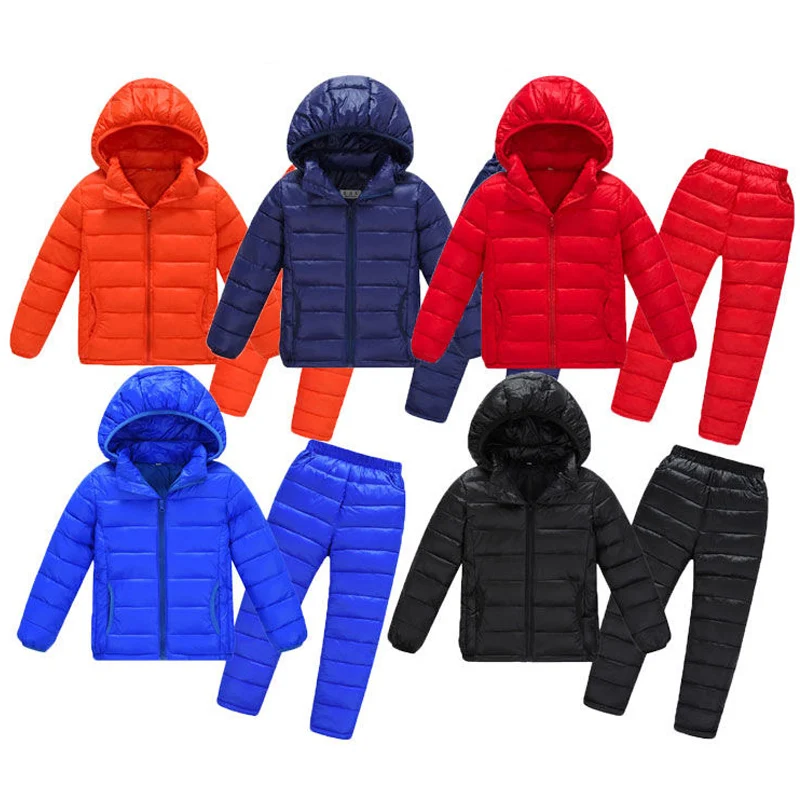 Winter Jackets for Children Boys Girls Autumn Down Coat Jacket Suit Windbreaker Costumes for 2 4 6 8 10 years Outfits Clothes-animated-img