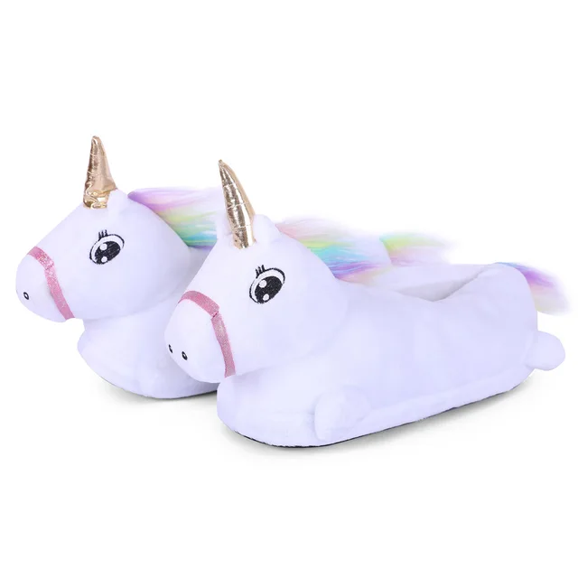 adult unicorn slippers