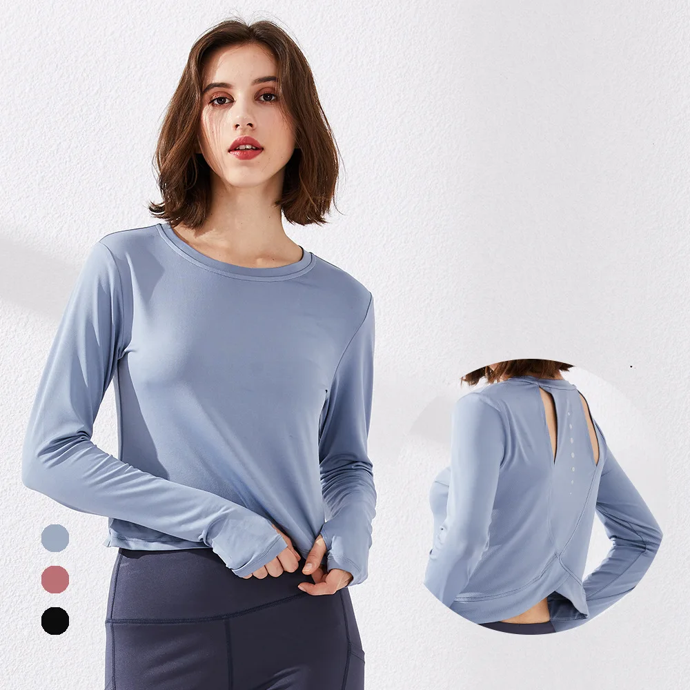 Long gym t shirt ladies Clearance