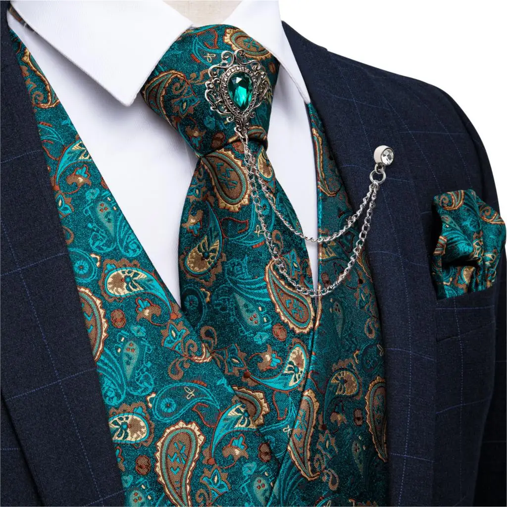 paisley suit vest