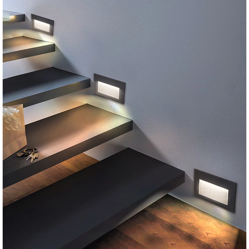 stair foot light design