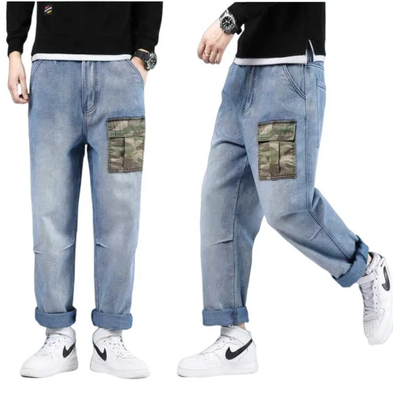 camouflage baggy jeans