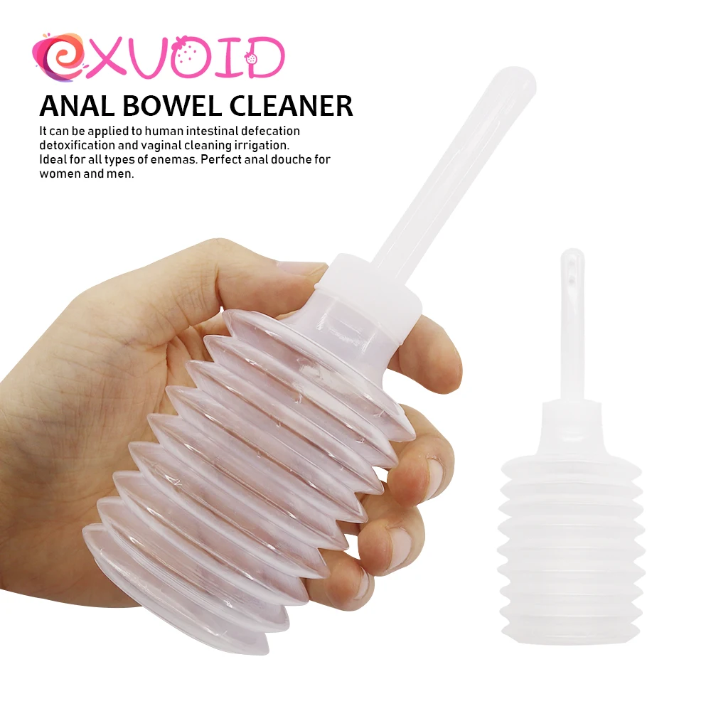 Αγορά Sex products | EXVOID 180ML Hygiene Vagina Anal Cleaner Attachment  Anal Cleaning Tube Enema Anal Sex Toys for Women Men Gay Washer