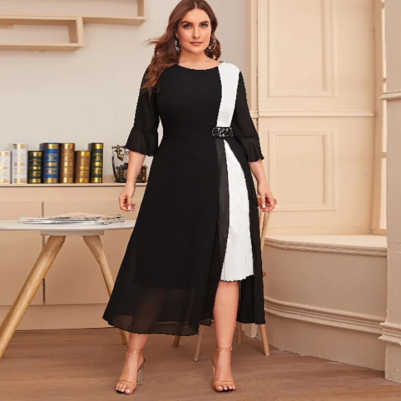 White And Black Contrast Color Elegant 