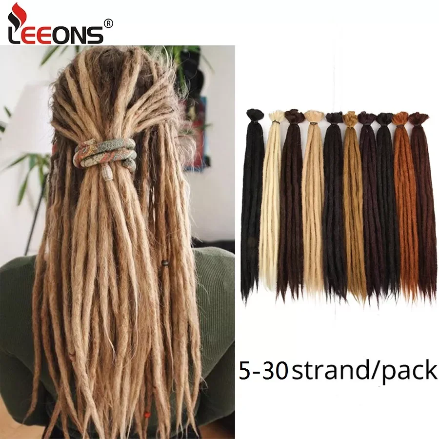 5strands Dreadlocks Hair Extensions Synthetic Faux Locs Crochet