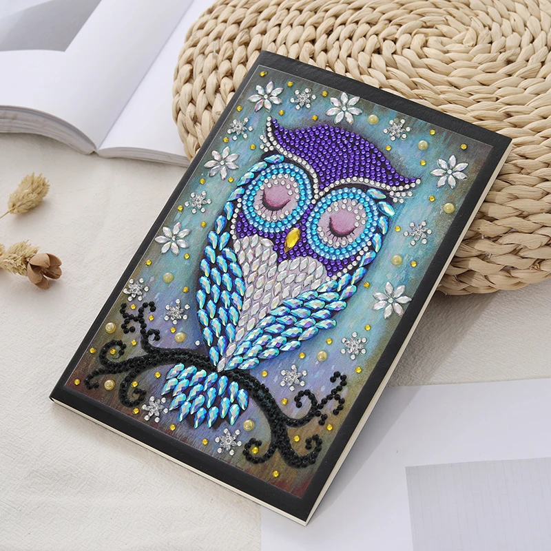 50 Pages Diamond Painting Notebook DIY Mandala Special Shaped Diamond  Embroidery Cross Stitch A5 Notebook Diary