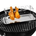 Vertical BBQ Grill Smoker Stand Barbecue Rack Chicken Roaster Drip Pan Stainless Steel Kitchen Accessories Camping Gadgets Tools preview-5