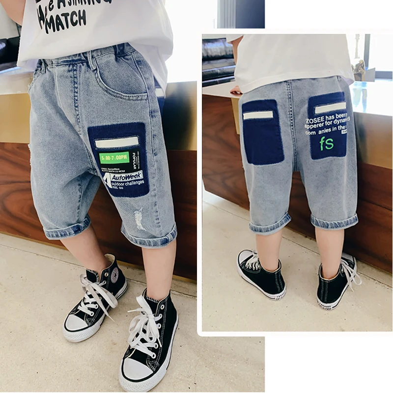 IENENS Boy Shorts Jeans Children Short 