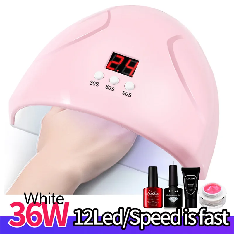 36w led uv nail lamp