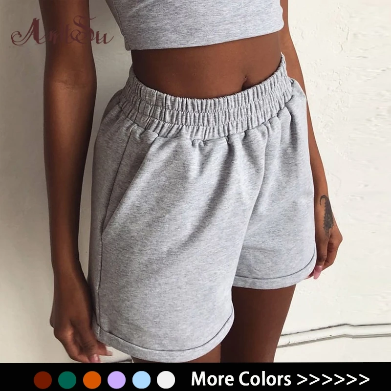 Waist Shorts Short Pants Ladies Autumn