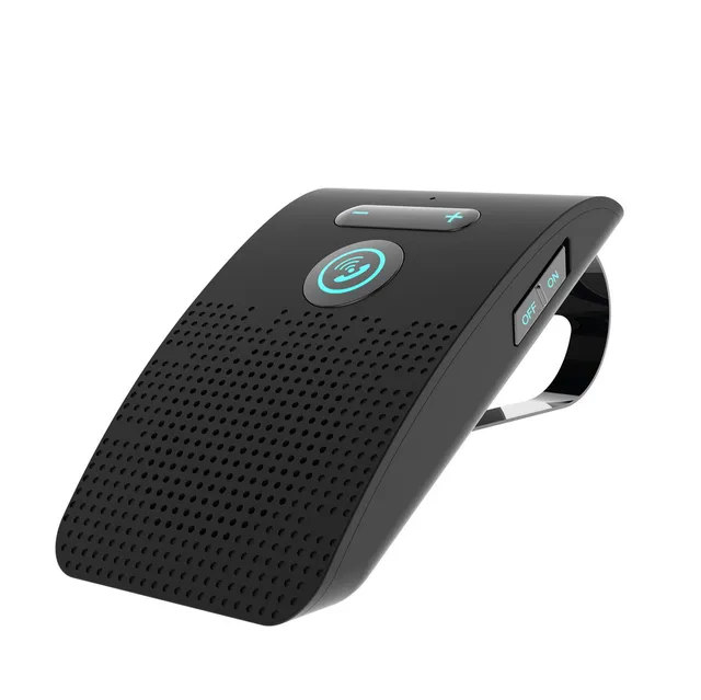 sun visor bluetooth speaker clip