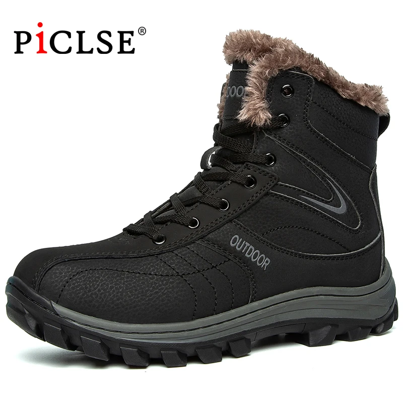 mens fur ankle boots